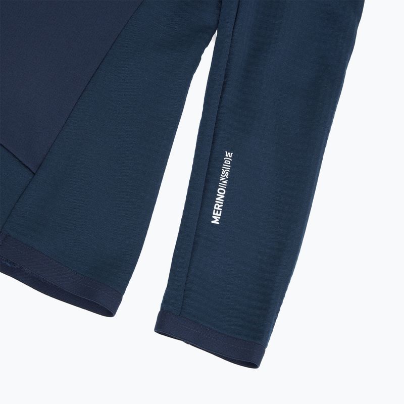 Women's ORTOVOX Fleece Grid Hoody deep ocean sweatshirt 4