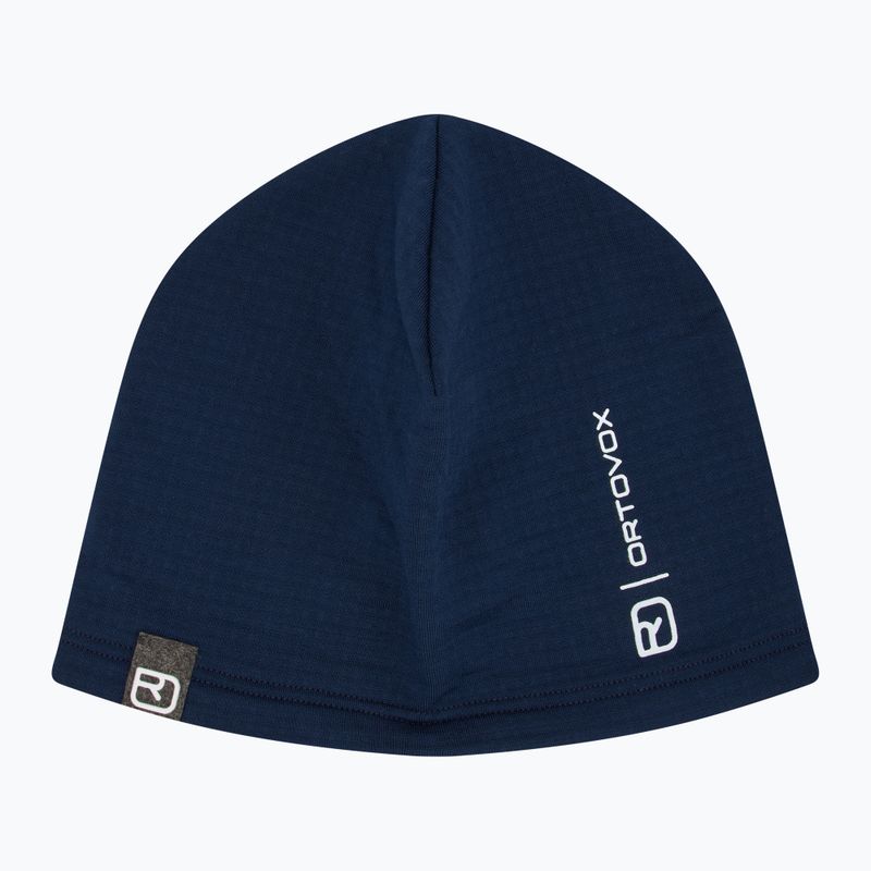 ORTOVOX Fleece Grid deep ocean winter cap