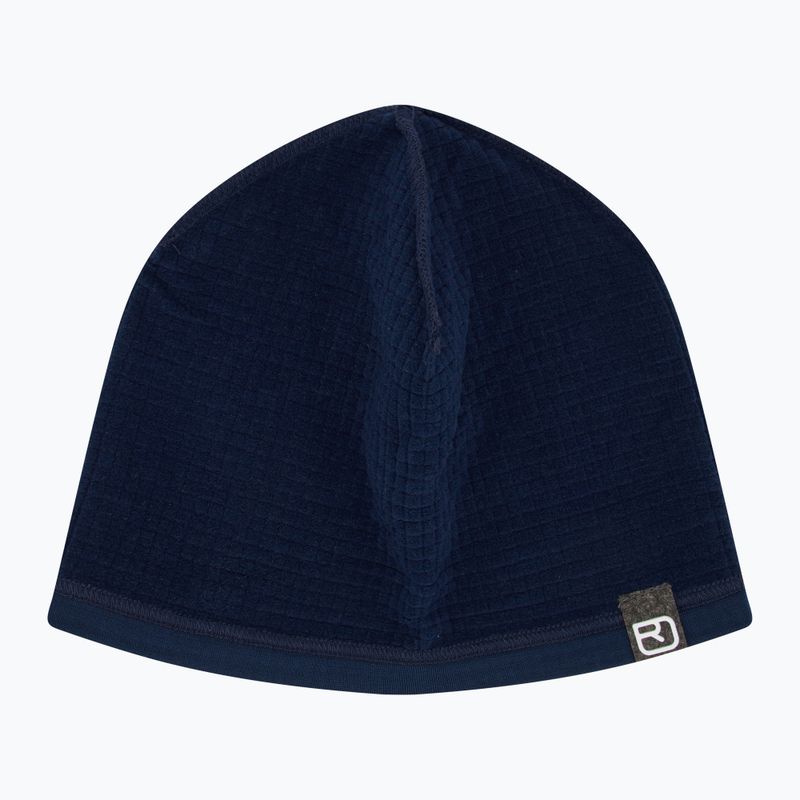 ORTOVOX Fleece Grid deep ocean winter cap 4