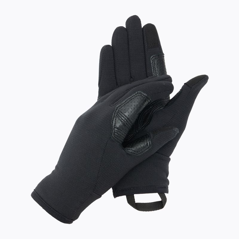 Women's skateboarding gloves ORTOVOX Fleece Light black raven