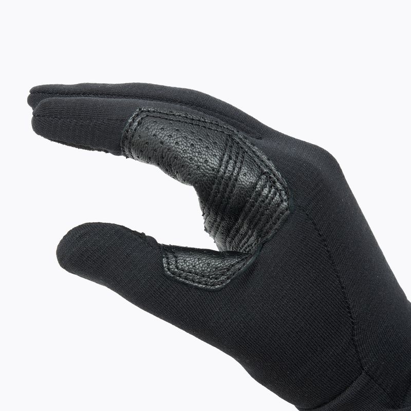 Women's skateboarding gloves ORTOVOX Fleece Light black raven 4