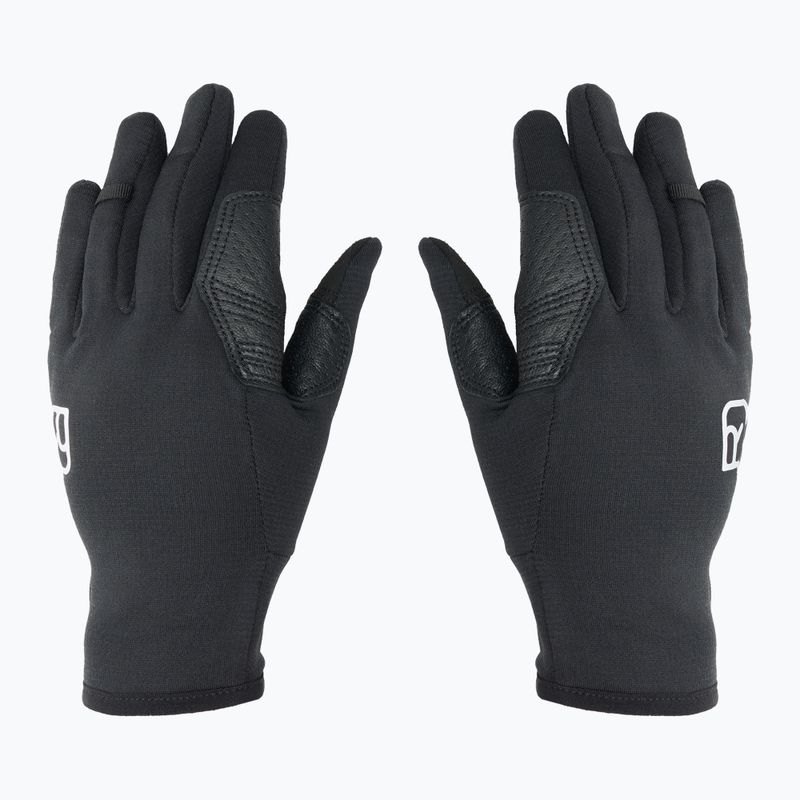 Men's skydiving gloves ORTOVOX Fleece Light black raven 3