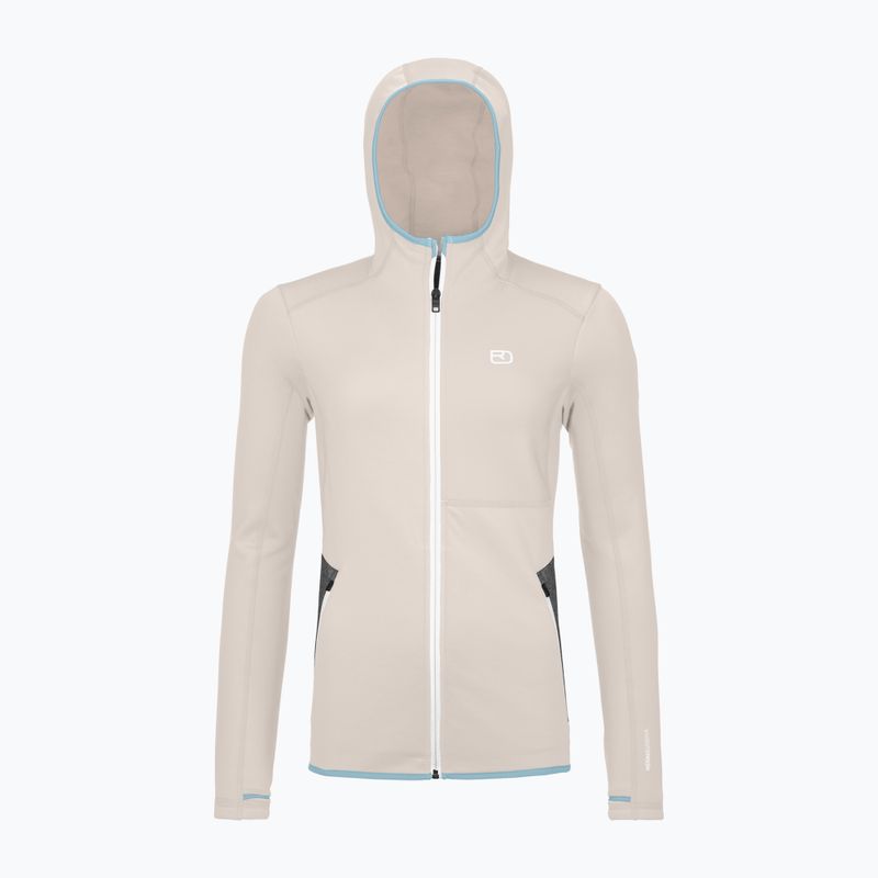 Women's ORTOVOX Fleece Hoody white chalk sweatshirt