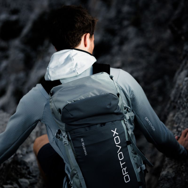 Backpack ORTOVOX Traverse 30 l glacier grey 7