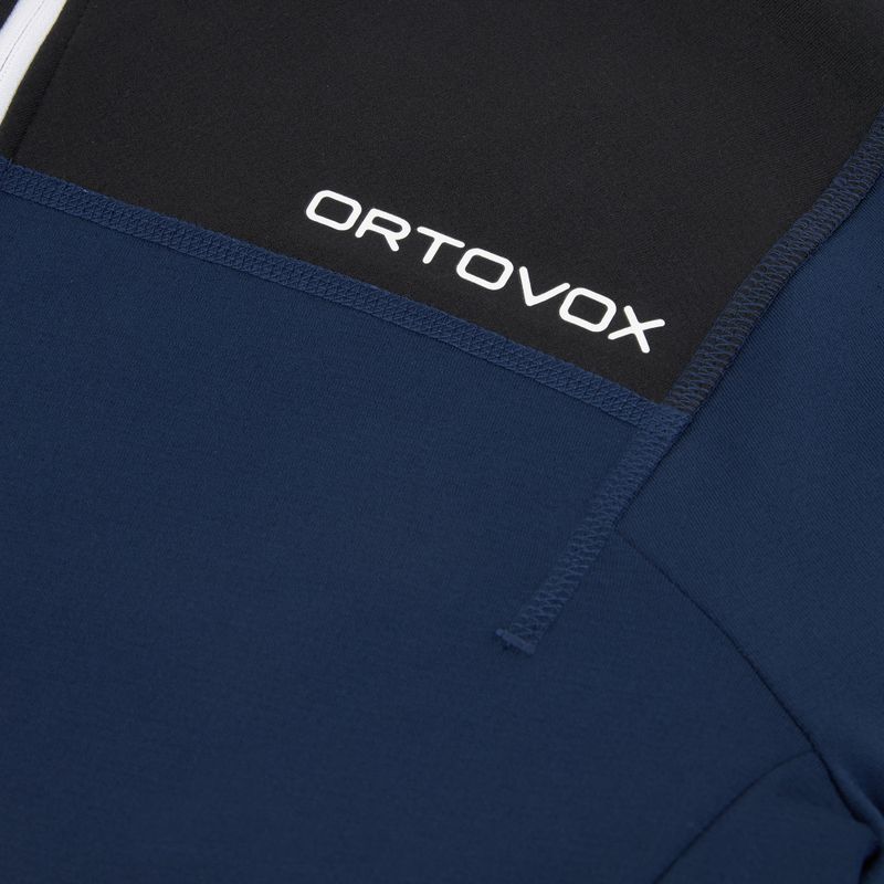 Men's ORTOVOX Fleece Light deep ocean sweatshirt 3