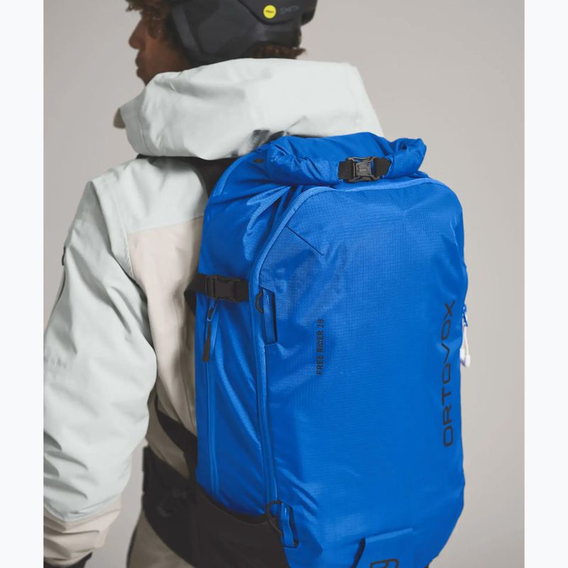Ski backpack ORTOVOX Free Rider 28 l blue note 3