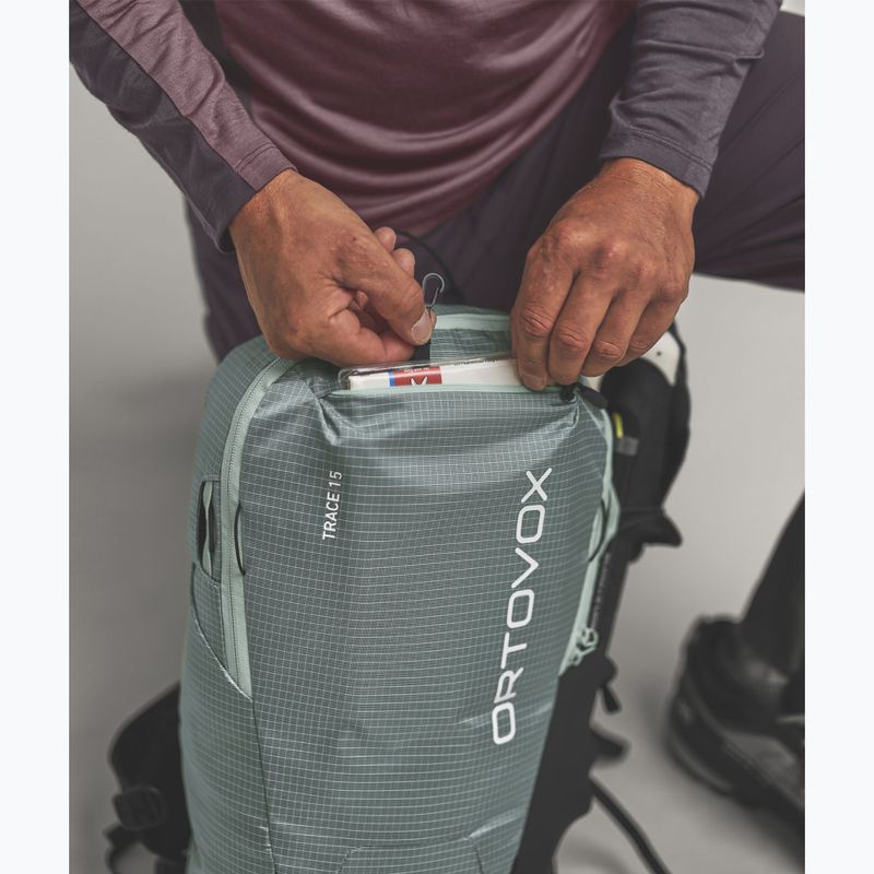 Backpack ORTOVOX Trace 15 l green acid 6