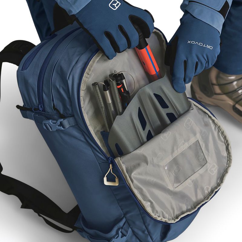 Ski touring backpack ORTOVOX Haute Route 32 l blue nunatak 7