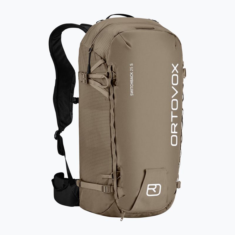 Women's ski touring backpack ORTOVOX Switchback 25 l S dark linen