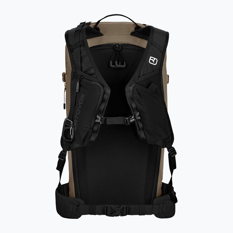 Women's ski touring backpack ORTOVOX Switchback 25 l S dark linen 2