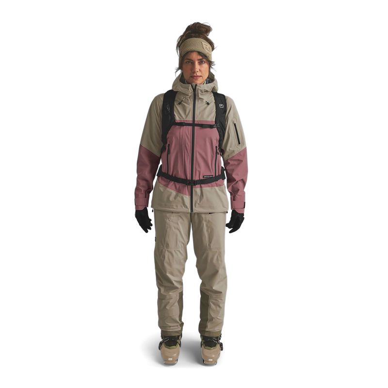 Women's ski touring backpack ORTOVOX Switchback 25 l S dark linen 4