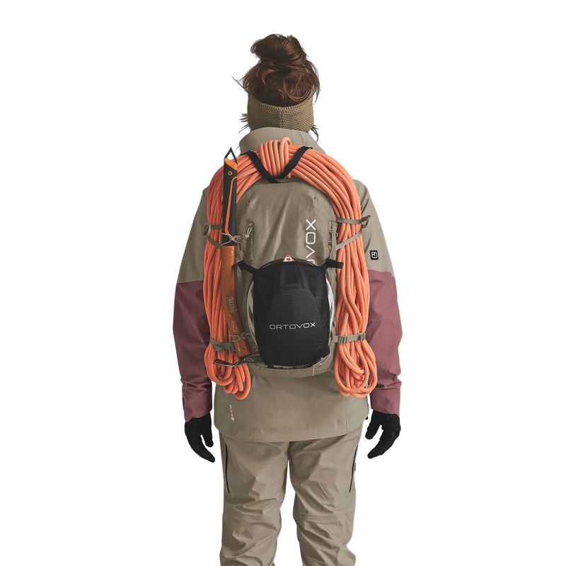Women's ski touring backpack ORTOVOX Switchback 25 l S dark linen 7