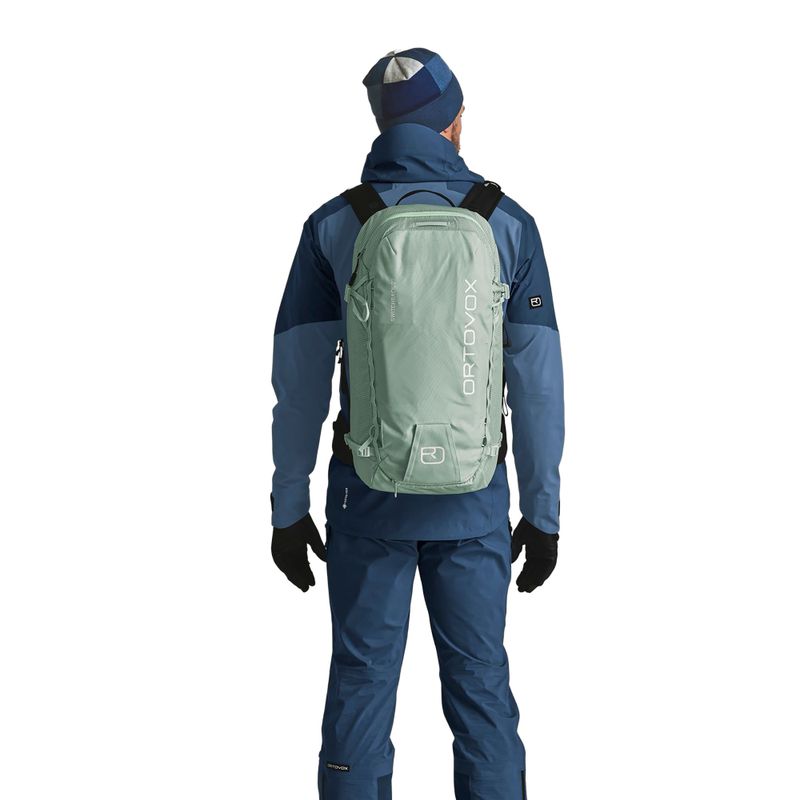 Ski touring backpack ORTOVOX Switchback 27 l green acid 3