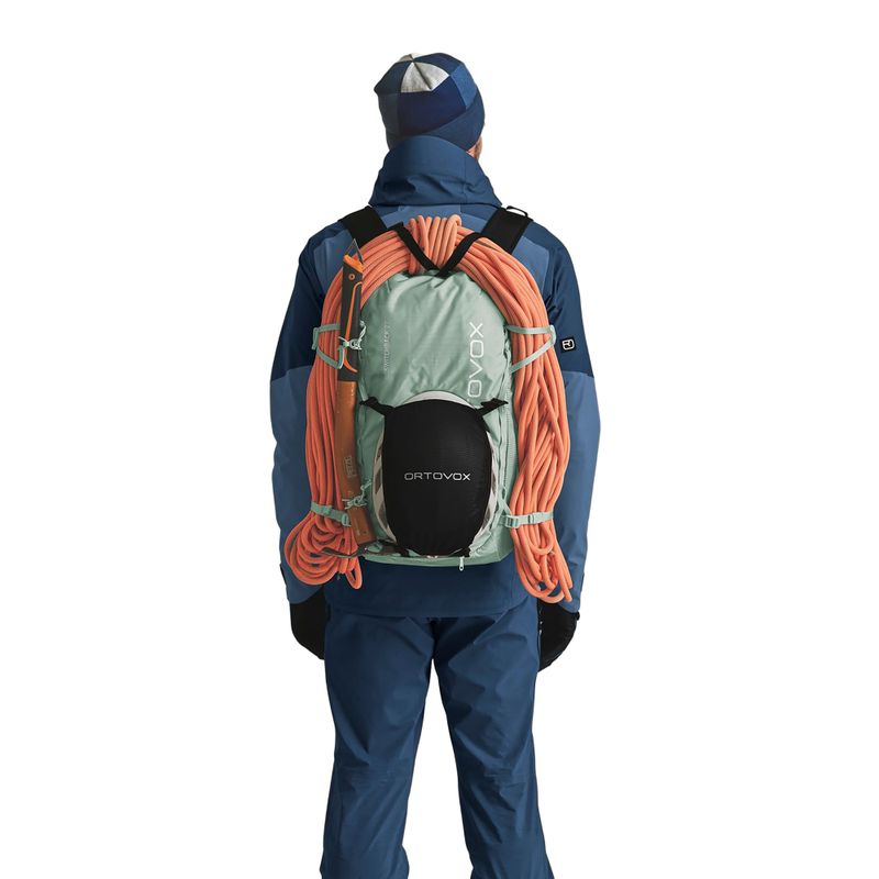 Ski touring backpack ORTOVOX Switchback 27 l green acid 5
