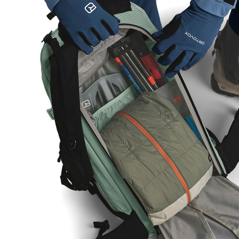 Ski touring backpack ORTOVOX Switchback 27 l green acid 8