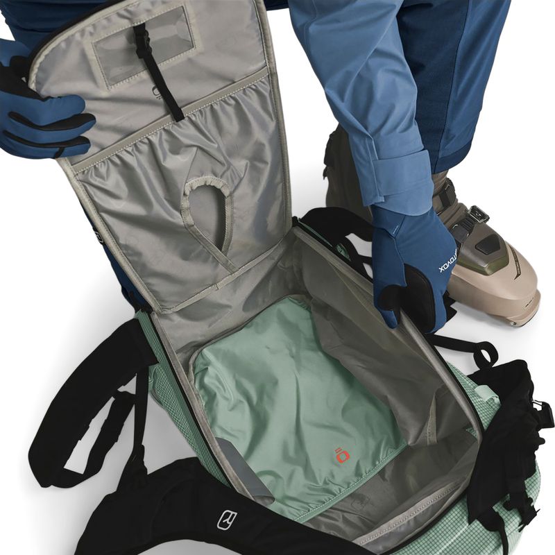 Ski touring backpack ORTOVOX Switchback 27 l green acid 9