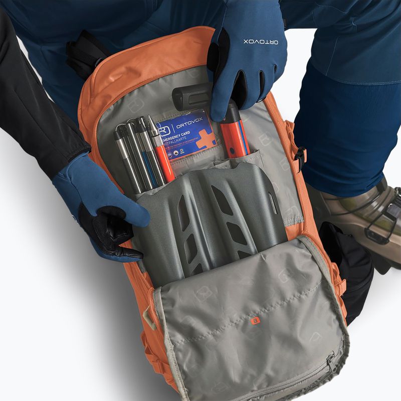 Ski touring backpack ORTOVOX Venet Tour 30 l faded tangerine 13