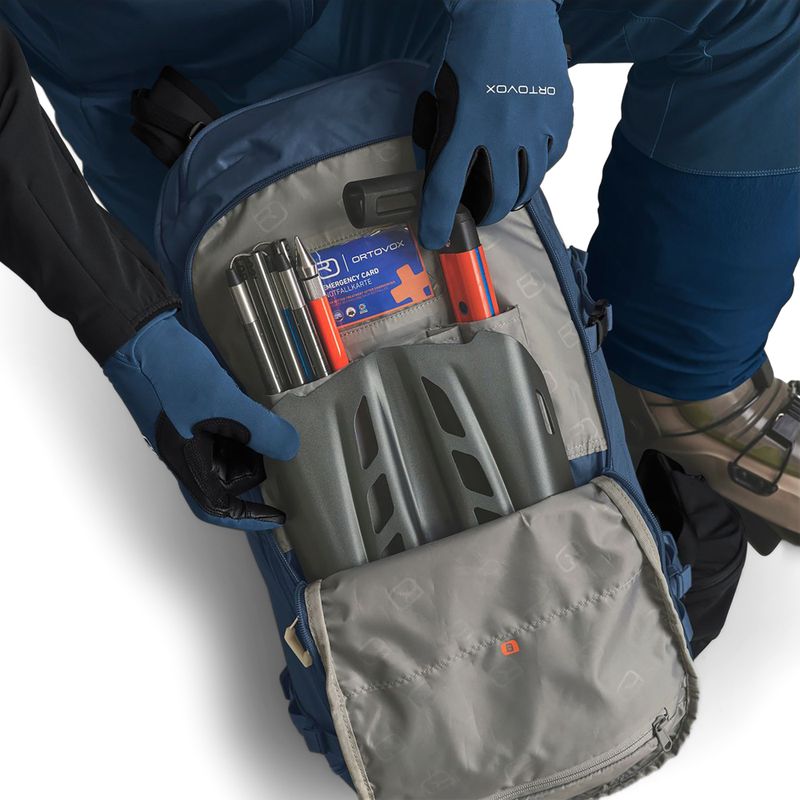 Ski touring backpack ORTOVOX Venet Tour 30 l light nunatak 10