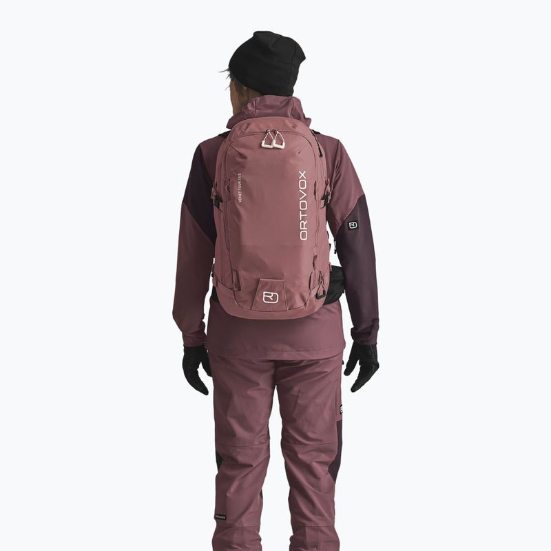 Ski touring backpack ORTOVOX Venet Tour 28 l dusk rose 3