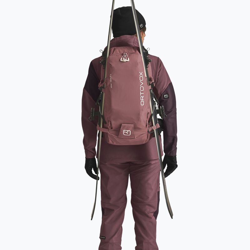 Ski touring backpack ORTOVOX Venet Tour 28 l dusk rose 7