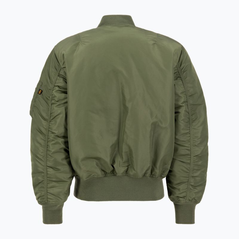 Alpha Industries MA-1 Heritage sage green men's jacket 2