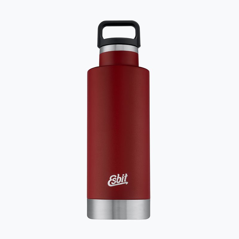 Esbit Sculptor Stainless Steel Insulated Thermal Bottle "Standard Mouth" 750 ml burgundy