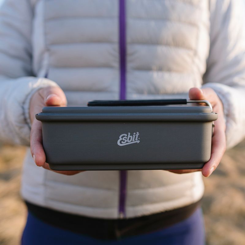 Esbit Solid Fuel Cookset For 14G And 27G Solid Fuel 1100 ml aluminium 3