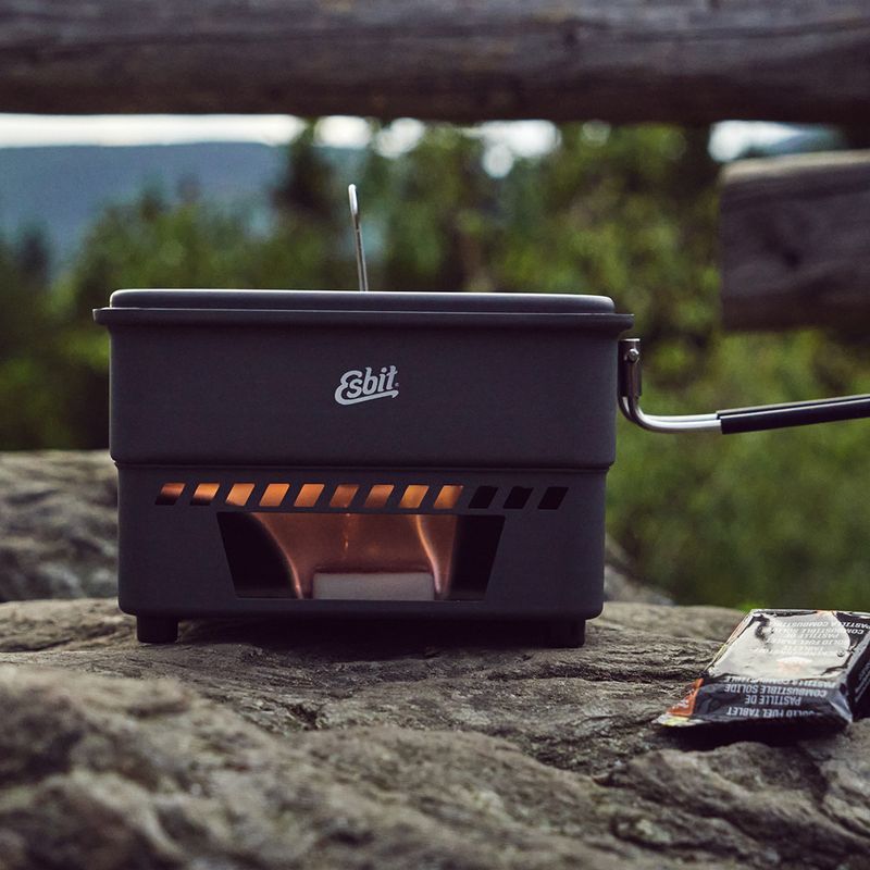 Esbit Solid Fuel Cookset For 14G And 27G Solid Fuel 1100 ml aluminium 7