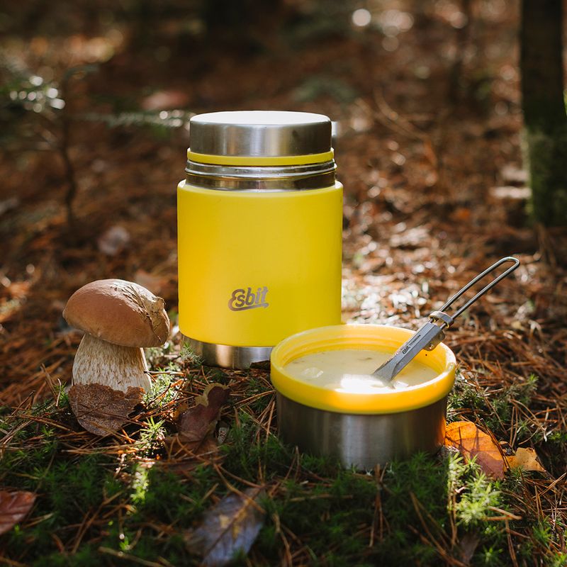 Esbit Sculptor Stainless Steel Food Jug 750 ml sunshine yellow 3