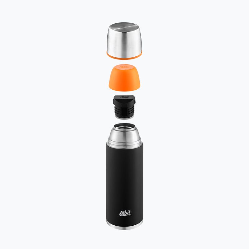 Thermos Esbit Stainless Steel Vacuum Flask 1000 ml steel/black 2