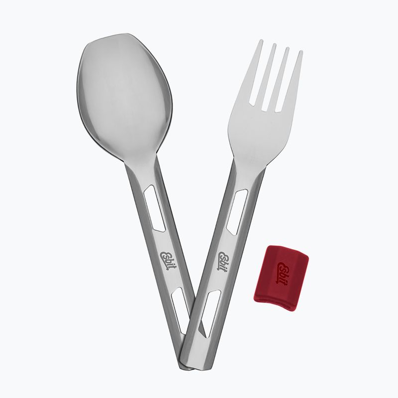 Cutlery Esbit Food Jug Silicone Band burgundy 4