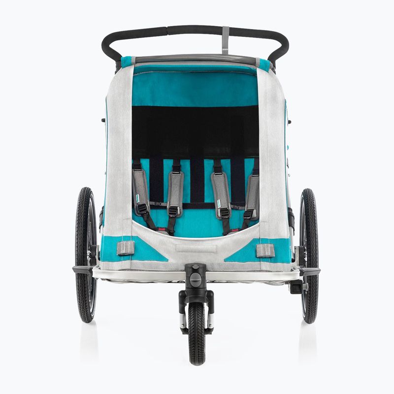 Qeridoo Speedkid2 two-seater bicycle trailer blue Q-SK2-21-P 11