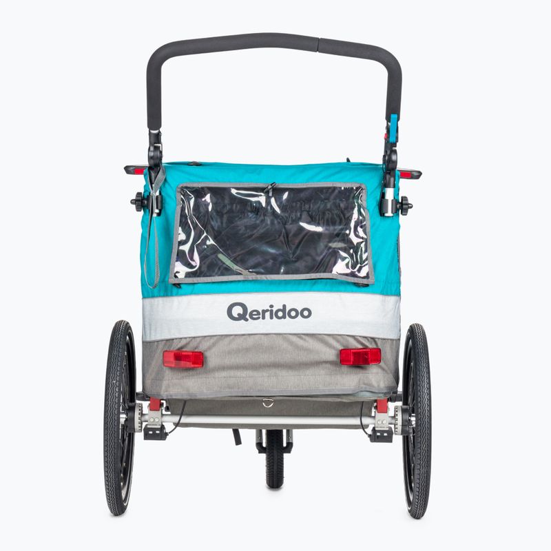 Qeridoo Sportrex2 double bike trailer blue Q-SR2-21-P 3