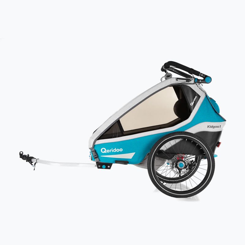 Qeridoo Kidgoo 1 Sport unicycle trailer blue Q8S-20-P 3