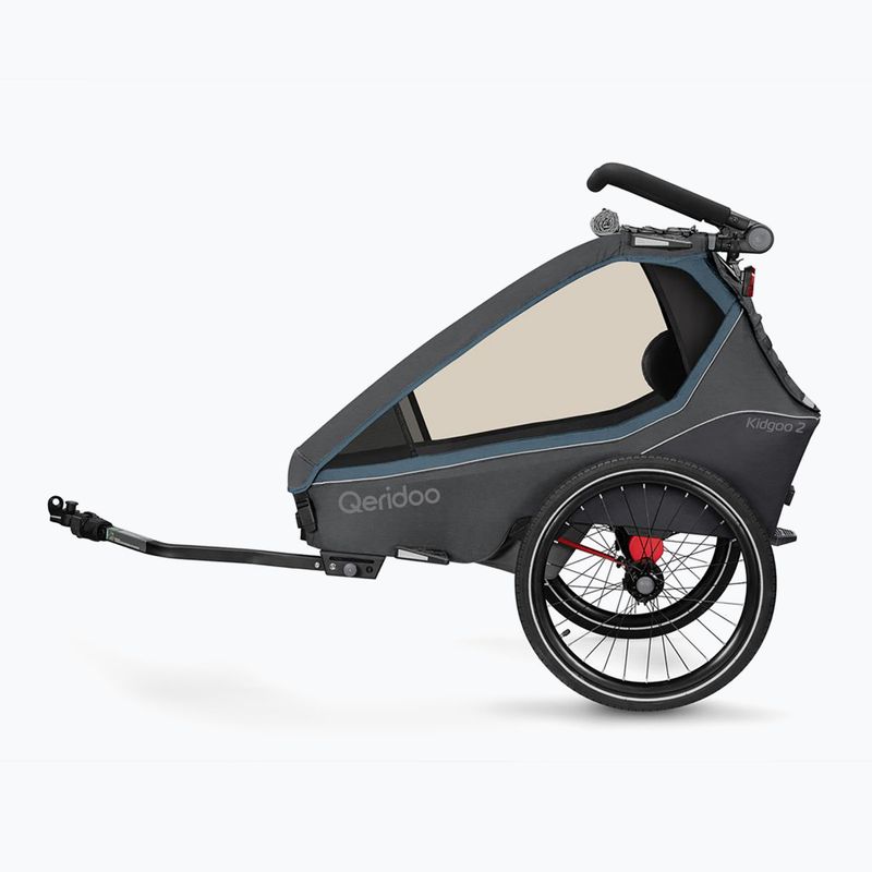 Qeridoo Kidgoo 2 bicycle trailer dark navy/blue