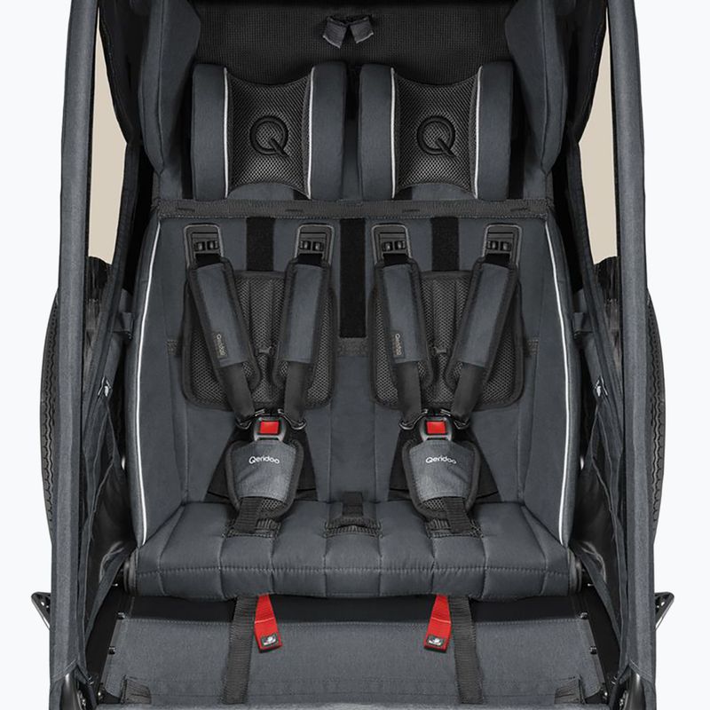 Qeridoo Kidgoo 2 bicycle trailer dark navy/blue 7