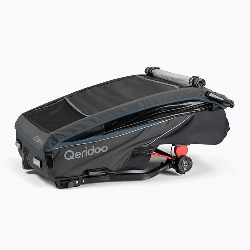 Qeridoo Kidgoo 2 bicycle trailer dark navy/blue 2