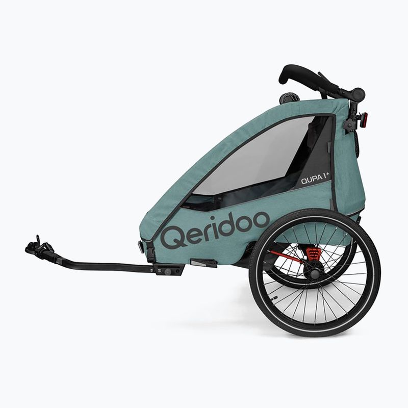 Bicycle trailer Qeridoo Qupa 1 mineral blue 4