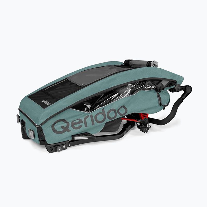Bicycle trailer Qeridoo Qupa 1 mineral blue 6