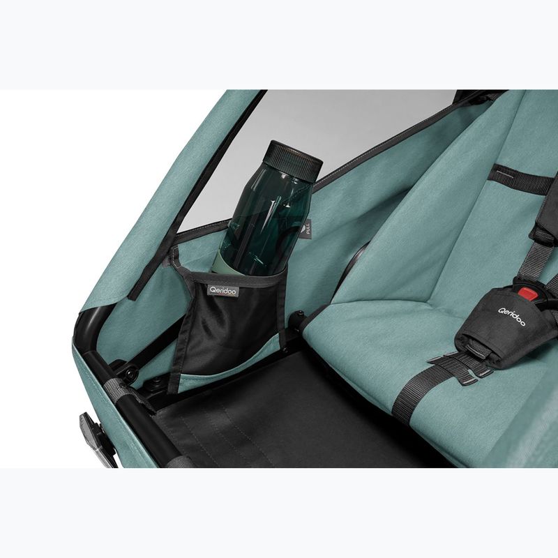 Bicycle trailer Qeridoo Qupa 1 mineral blue 11