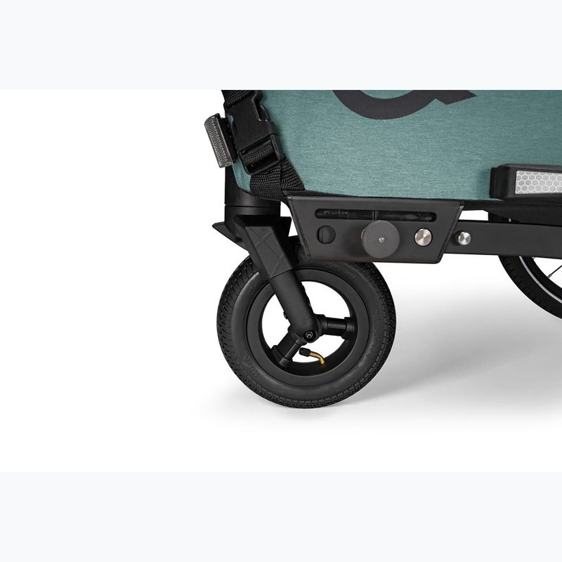 Two-person bike trailer Qeridoo Qupa 2 mineral blue 14