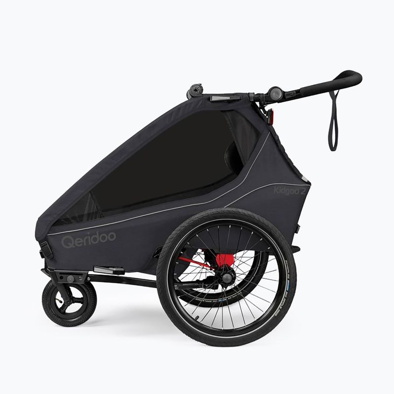 Bike trailer Qeridoo Kidgoo 2 phantom grey 2