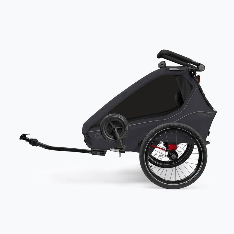 Bike trailer Qeridoo Kidgoo 2 phantom grey 3