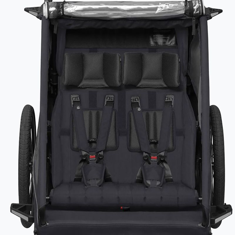 Bike trailer Qeridoo Kidgoo 2 phantom grey 5