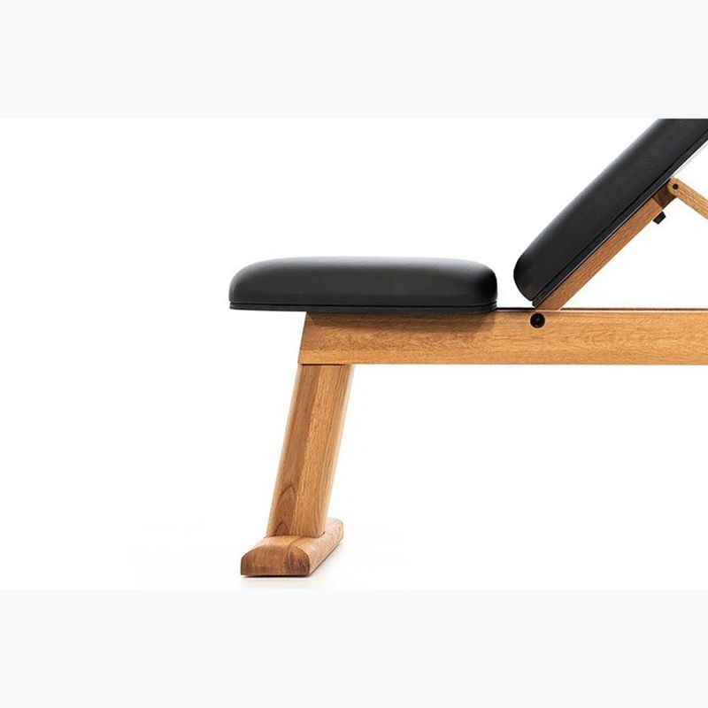 Workout bench NOHrD Bench Press Oak Natural Leather 3