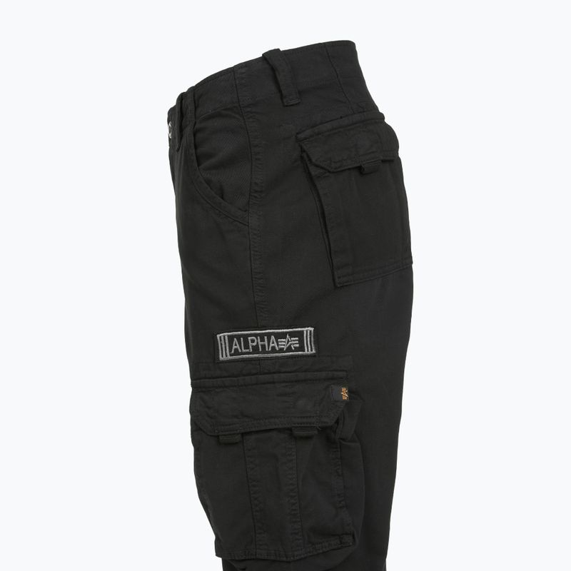 Alpha Industries men's trousers Jet black 4