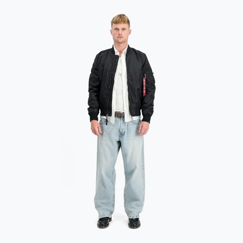 Alpha Industries men's jacket MA-1 TT Two Tone Bomber black 2