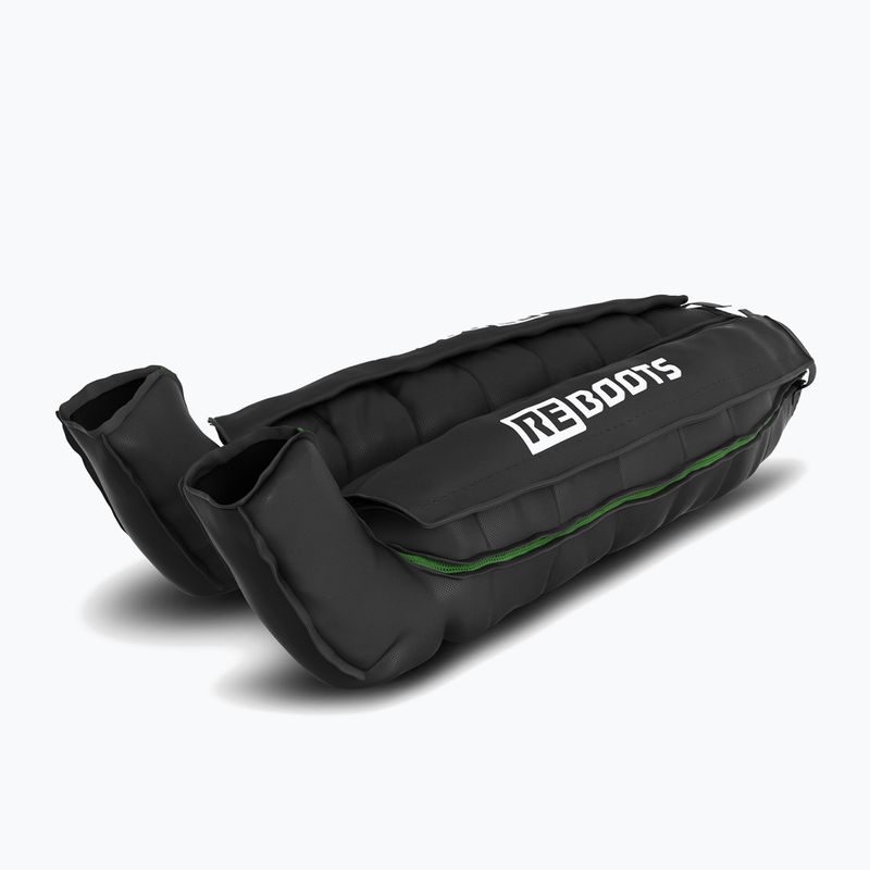 Lymphatic drainage leg sleeves REBOOTS One black/white/green 2