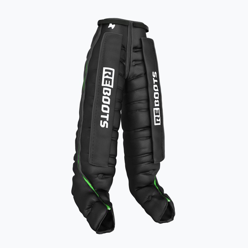 Lymphatic drainage leg sleeves REBOOTS Go Lite Recovery Pants 2.0 2025 Edition black/white/green 6
