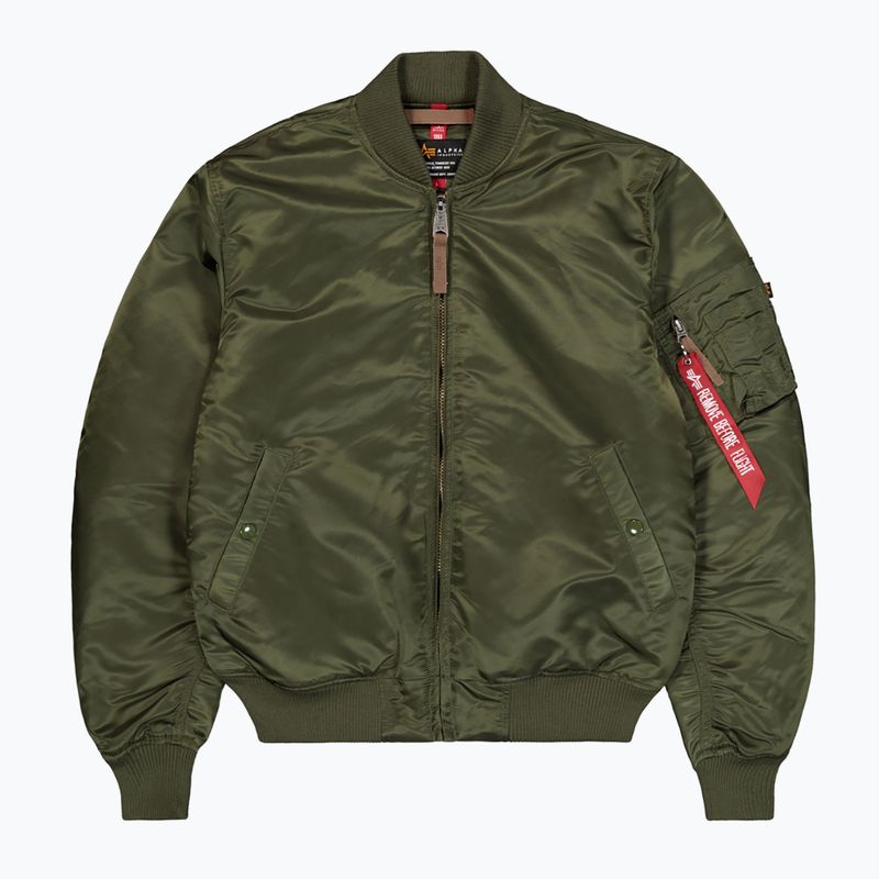 Alpha Industries MA-1 VF 59 Vintage Fit Bomber dark green men's jacket 6